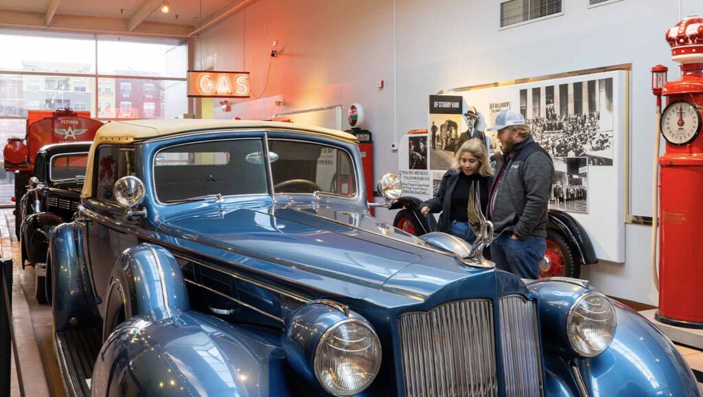 interior national automobile museum