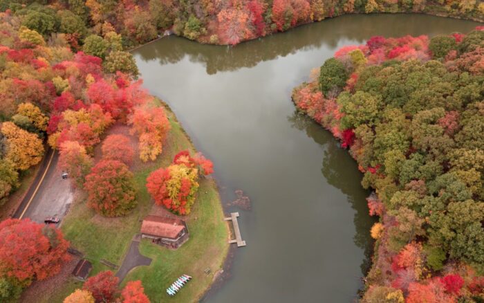 Tomlinson Run State Park, Fall