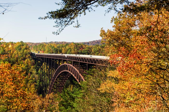 new river gorge bridge, fall