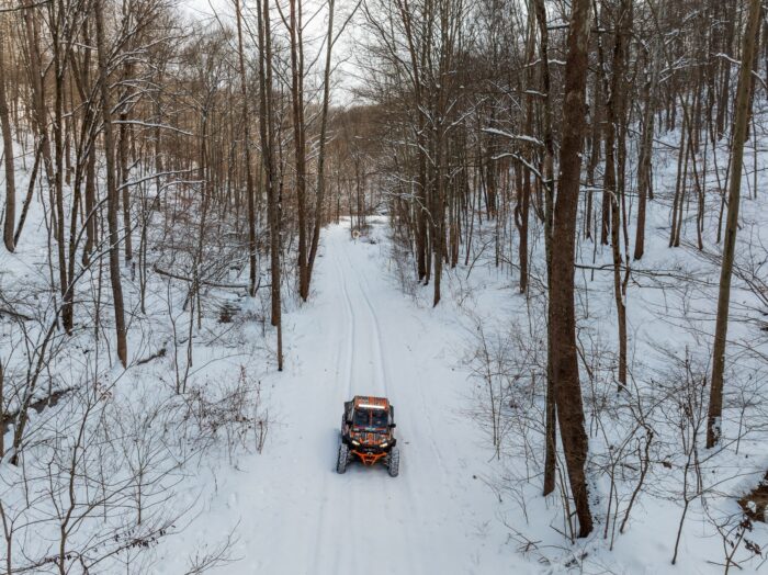 ATV, Hatfield McCoy Trails, winter