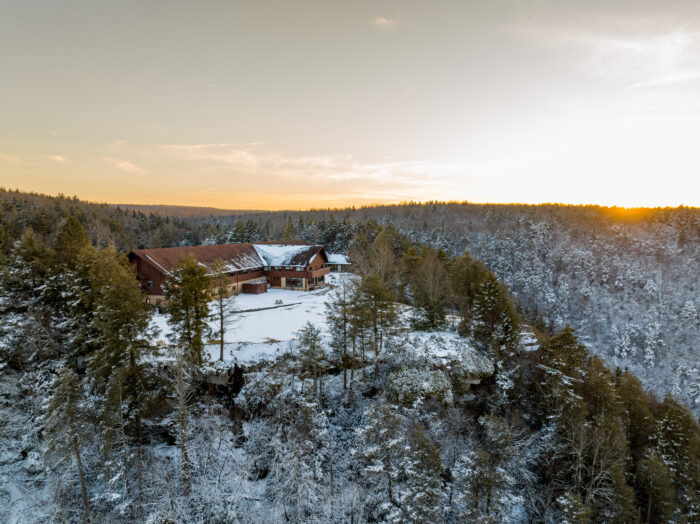 Blackwater Falls State Park Lodge, Winter