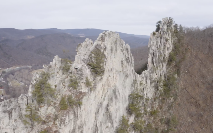 Seneca Rocks, Winter