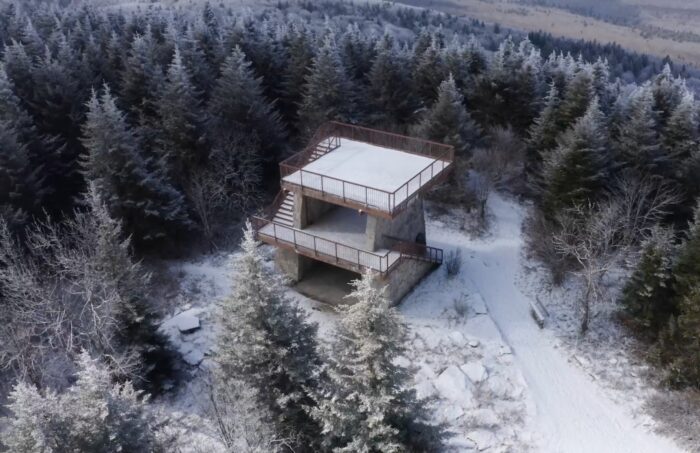 Spruce Knob Overlook, Winter