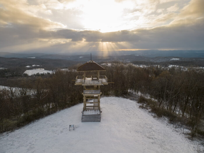 Pipestem Resort State Park, Winter